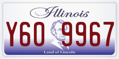 IL license plate Y609967
