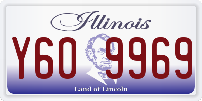 IL license plate Y609969
