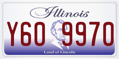 IL license plate Y609970