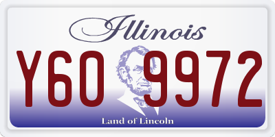 IL license plate Y609972