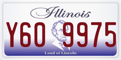 IL license plate Y609975