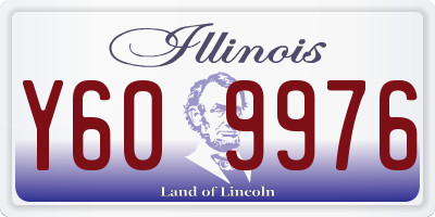 IL license plate Y609976