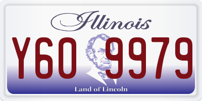 IL license plate Y609979