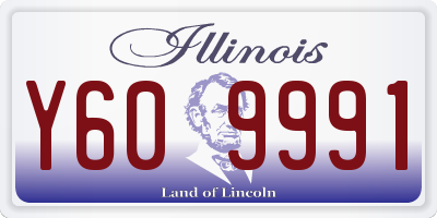 IL license plate Y609991