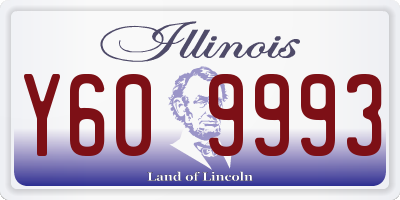 IL license plate Y609993