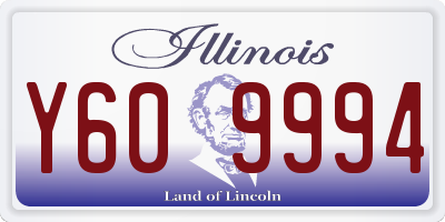 IL license plate Y609994
