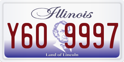 IL license plate Y609997