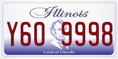 IL license plate Y609998