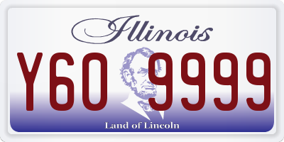 IL license plate Y609999