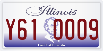 IL license plate Y610009