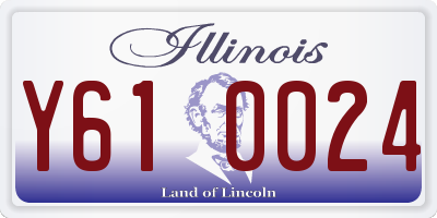 IL license plate Y610024