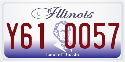 IL license plate Y610057