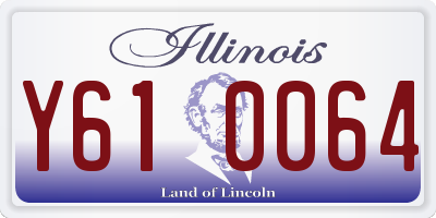 IL license plate Y610064