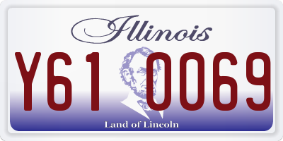 IL license plate Y610069