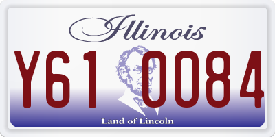 IL license plate Y610084