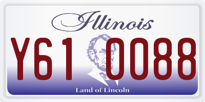 IL license plate Y610088