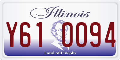 IL license plate Y610094