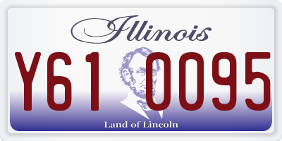 IL license plate Y610095