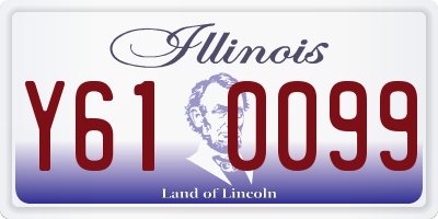 IL license plate Y610099