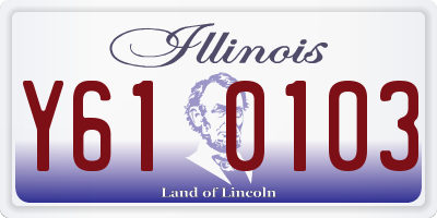 IL license plate Y610103