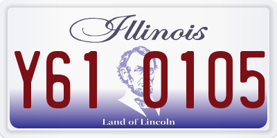 IL license plate Y610105