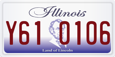 IL license plate Y610106