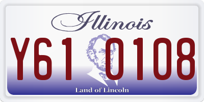 IL license plate Y610108