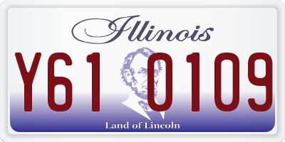 IL license plate Y610109