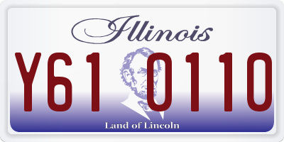 IL license plate Y610110