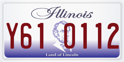 IL license plate Y610112