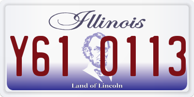 IL license plate Y610113