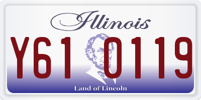 IL license plate Y610119
