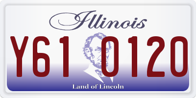IL license plate Y610120