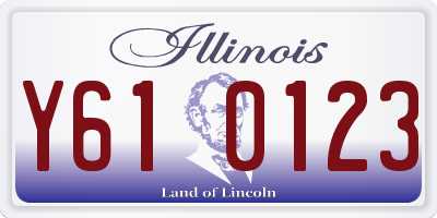 IL license plate Y610123