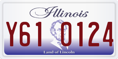 IL license plate Y610124