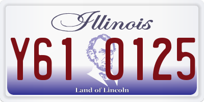 IL license plate Y610125