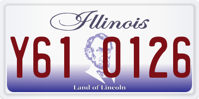 IL license plate Y610126