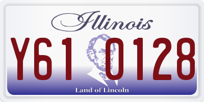 IL license plate Y610128