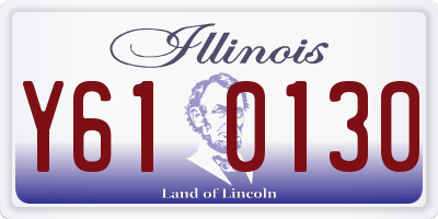 IL license plate Y610130