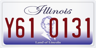 IL license plate Y610131