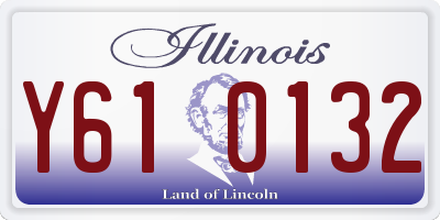 IL license plate Y610132