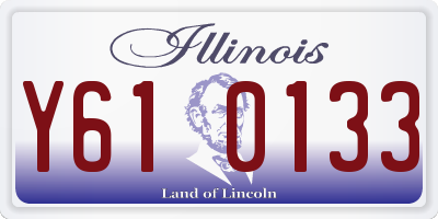 IL license plate Y610133