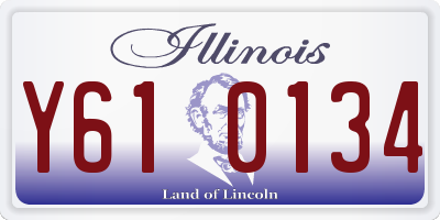 IL license plate Y610134