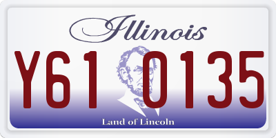 IL license plate Y610135