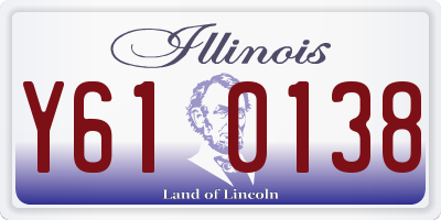 IL license plate Y610138