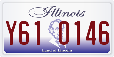 IL license plate Y610146