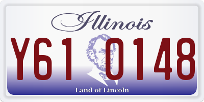 IL license plate Y610148