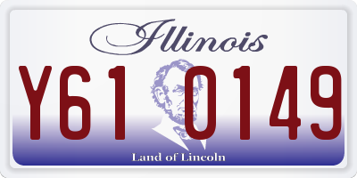 IL license plate Y610149