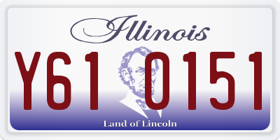IL license plate Y610151