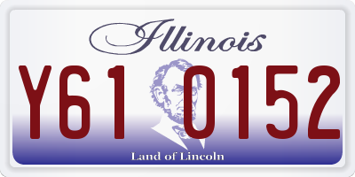 IL license plate Y610152